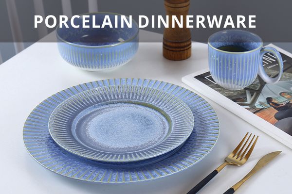 ສິນຄ້າອອກໃໝ່---Porcelain Dinnerware