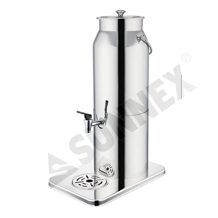 dispenser ເຄື່ອງດື່ມເຫລັກສະແຕນເລດ Verona Stainless ກັບທໍ່ນ້ໍາກ້ອນ